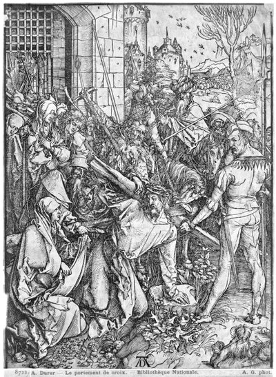 Das Tragen des Kreuzes von Albrecht Dürer